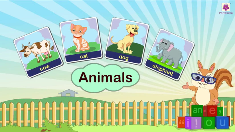 Naming - Word Nouns _ English Grammar & Composition Grade 1 _ Periwinkle